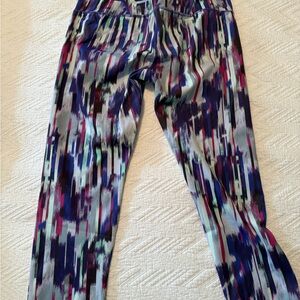 Athleta • Multicolor Striped Leggings